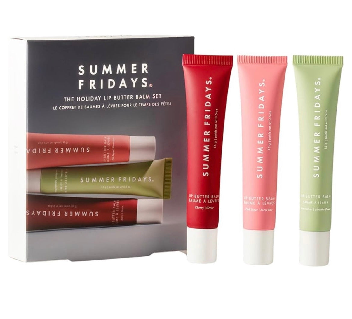 Summer Fridays The Holiday Lip Butter Balm Set – Full Size