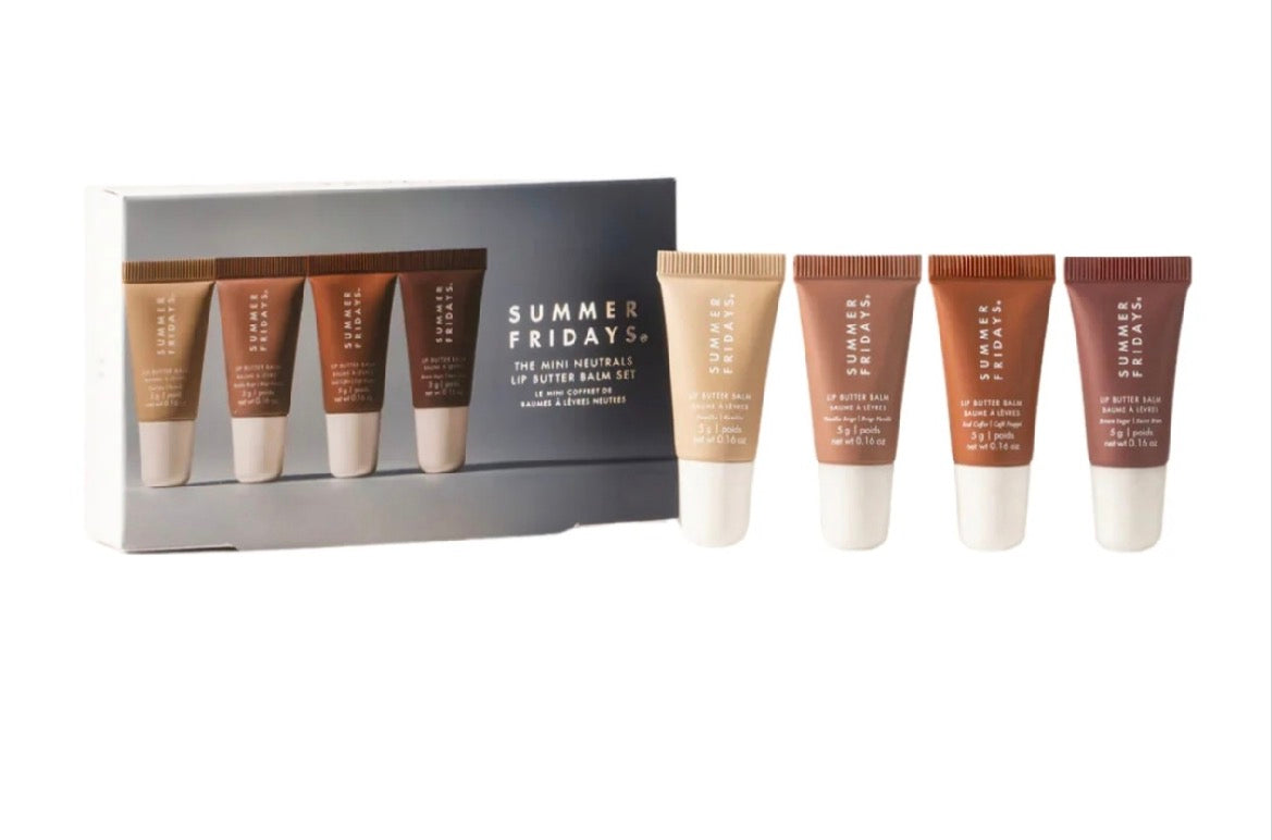 Summer Fridays Mini Lip Butter Balm Set – 4 Piece