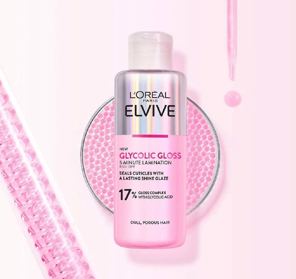 L’Oréal Paris Elvive Glycolic Gloss 5 Minute Lamination Rinse-Off – 200ml