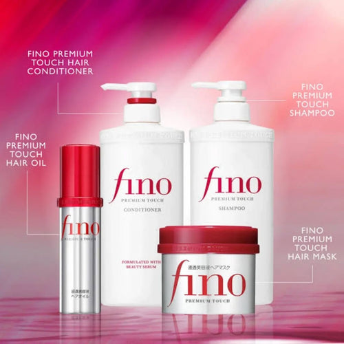 Fino Premium Touch Hair Care Set – Shampoo, Conditioner, Hair Mask & Hair Oil