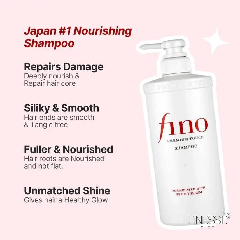 Fino Premium Touch Hair Care Set – Shampoo, Conditioner, Hair Mask & Hair Oil